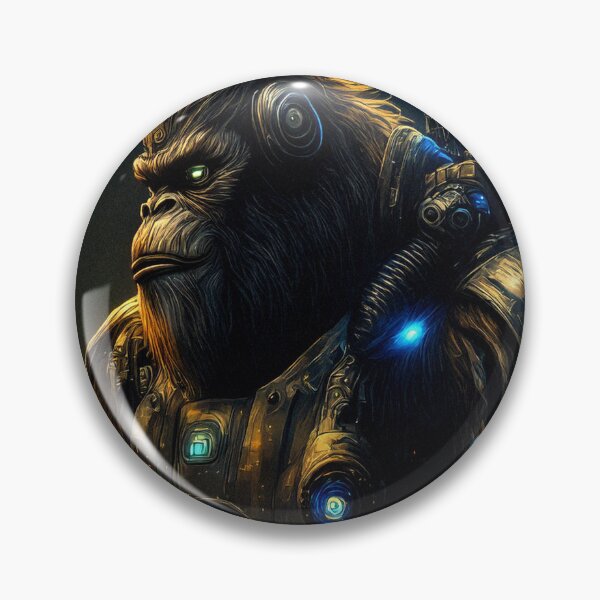 Item preview, Cyber Futuristic Gorilla designed and sold by lapart.
