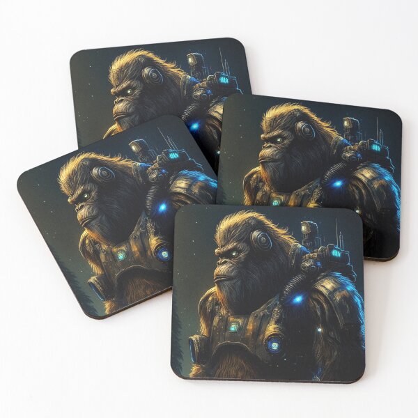 Item preview, Cyber Futuristic Gorilla designed and sold by lapart.