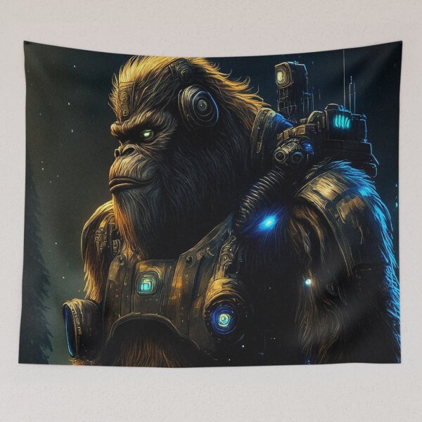 Item preview, Cyber Futuristic Gorilla designed and sold by lapart.