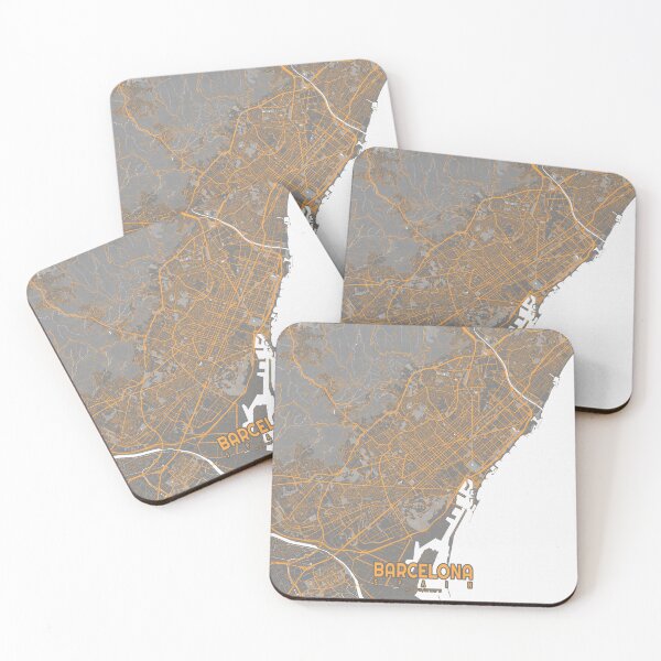 Item preview, Barcelona City Map of Spain - Bauhaus designed and sold by deMAP.