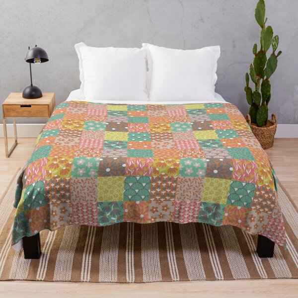 Item preview, Patchwork floral designed and sold by HonestiesPrints.