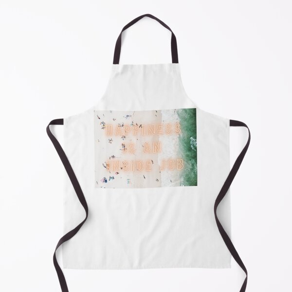 Item preview, Happiness is an inside Job quote on Beach photograph designed and sold by adesignworld.
