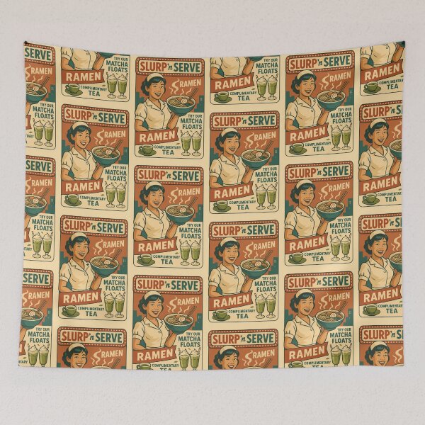 Item preview, Ramen Loer Gift Diner Vintage Japanese Noodle Shop designed and sold by TheTrendsDesk.