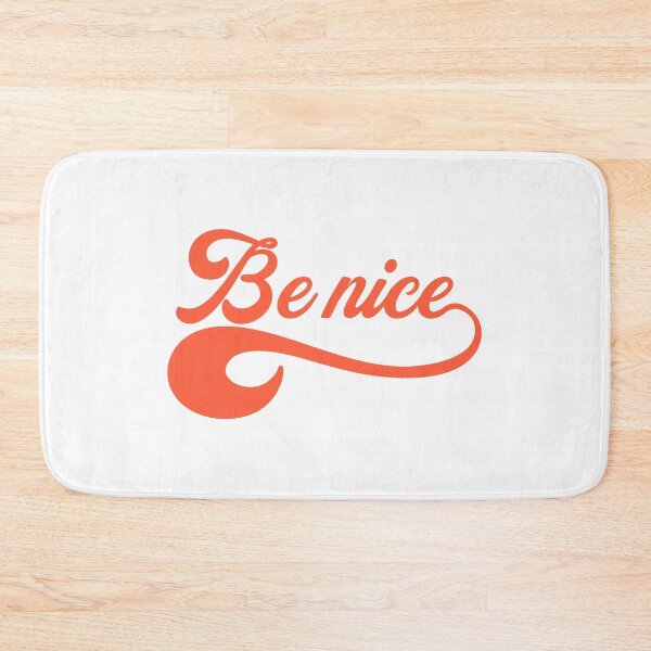 Item preview, Be Nice - Friendly and Positive Retro Typography designed and sold by The secret storage room.