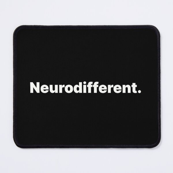 Item preview, Neurodifferent | White Text designed and sold by ThingsOnTees.