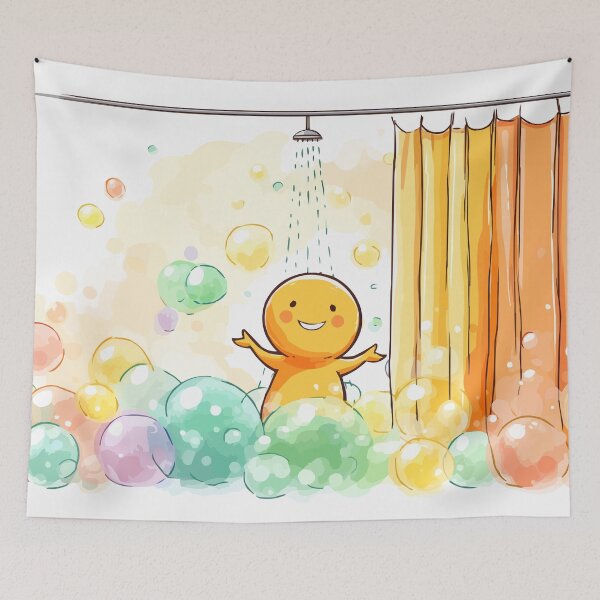 Item preview, Cartoon Showering Design designed and sold by Frostlyn.