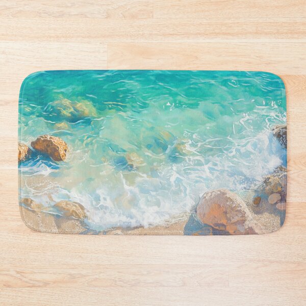 Item preview, Paradise beach wave | Impressionism style designed and sold by KalicoDreams.