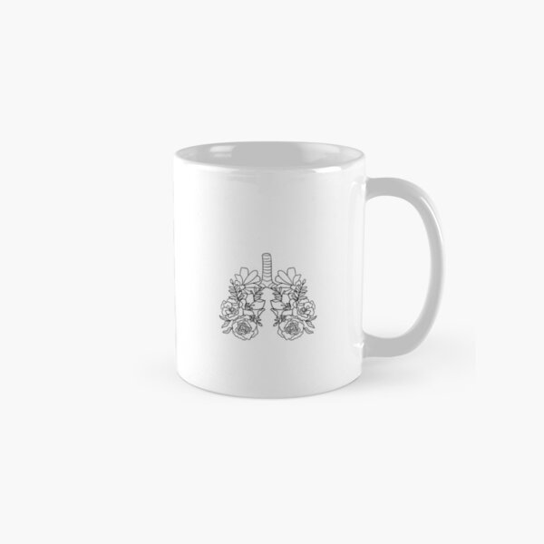 Item preview, Floral lungs, beautiful flowers designed in a pulmonology theme designed and sold by adesignworld.