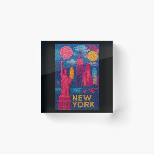 Item preview, New York NYC Skyline Cityscape with Statue of Liberty designed and sold by TheTrendsDesk.