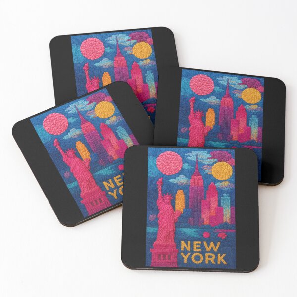 Item preview, New York NYC Skyline Cityscape with Statue of Liberty designed and sold by TheTrendsDesk.