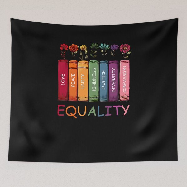 Item preview, Equality Equal Rights Social Justice LGBT designed and sold by Kimberley King Art  King Art.