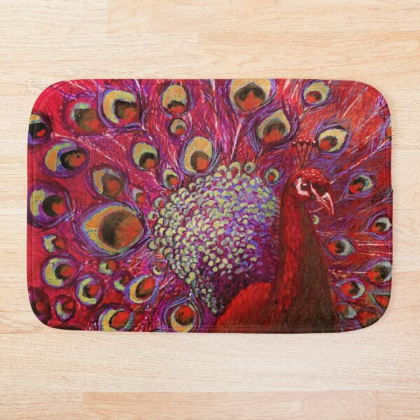 Item preview, Red Peacock Full Glory  designed and sold by Nicola Morgan.