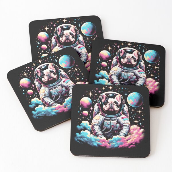 Artikelvorschau, Astronaut Französische Bulldogge Lustiger Weltraum-Frenchie auf Galaxie-Liebhaber entworfen und verkauft von Kimberley King Art King Art.