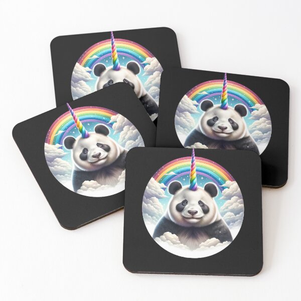 Item preview, Panda Unicorn Galaxy Rainbow Lover designed and sold by Kimberley King Art  King Art.