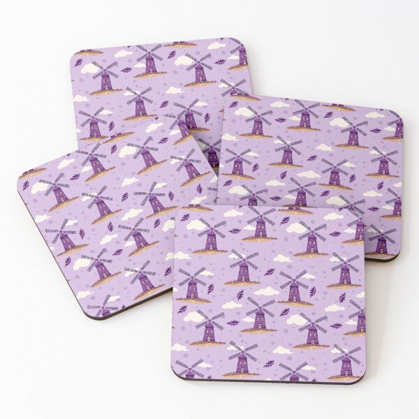 Item preview, Lavender Windmill Dreamscape Pattern designed and sold by Alice-AJ.