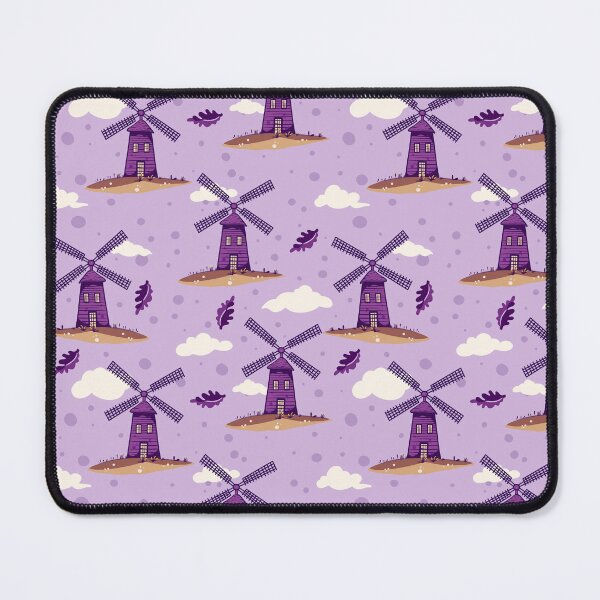 Item preview, Lavender Windmill Dreamscape Pattern designed and sold by Alice-AJ.