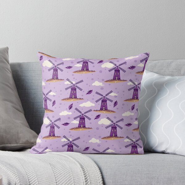 Item preview, Lavender Windmill Dreamscape Pattern designed and sold by Alice-AJ.