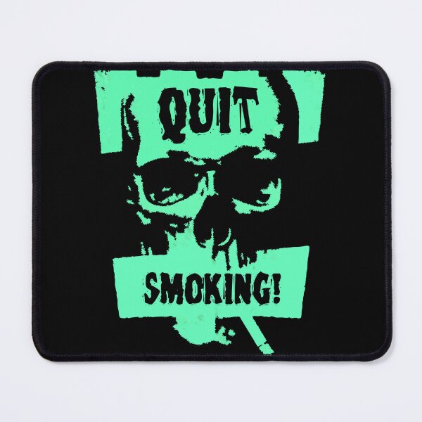 Item preview, Quit Smoking Skull – Punk Anti-Smoking Art designed and sold by VikArtStudio.