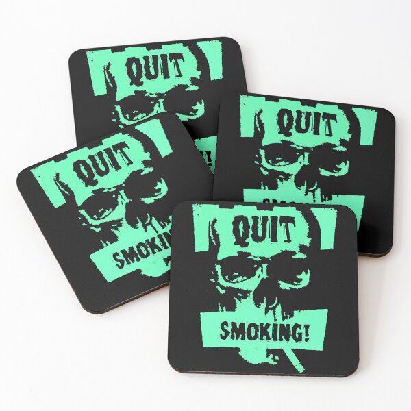 Item preview, Quit Smoking Skull – Punk Anti-Smoking Art designed and sold by VikArtStudio.