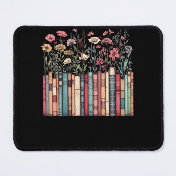 Item preview, Book Lover Reading Bookworms Book With Flowers designed and sold by Kimberley King Art  King Art.