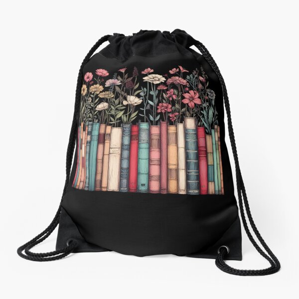 Item preview, Book Lover Reading Bookworms Book With Flowers designed and sold by Kimberley King Art  King Art.