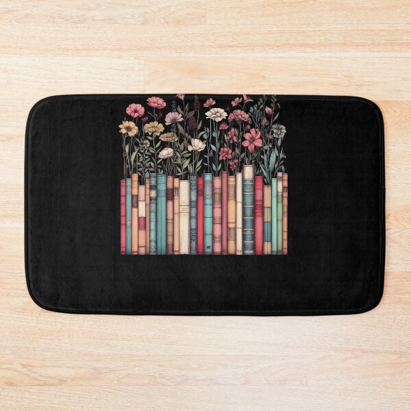 Item preview, Book Lover Reading Bookworms Book With Flowers designed and sold by Kimberley King Art  King Art.