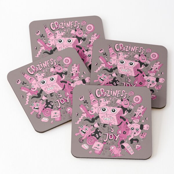 Item preview, Craziness Is Joy Bizarre Monsters And Weird Characters designed and sold by SurrealArtSzysz.