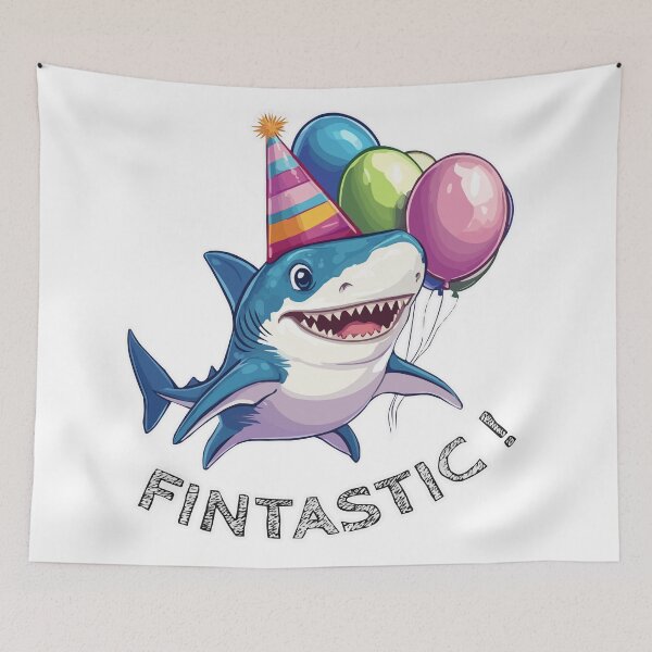 Item preview, Fintastic! Funny shark design designed and sold by Frostlyn.