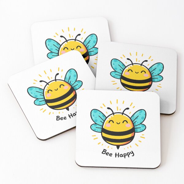 Item preview, Happy Bee Illustration designed and sold by DINKY-PROJECT.
