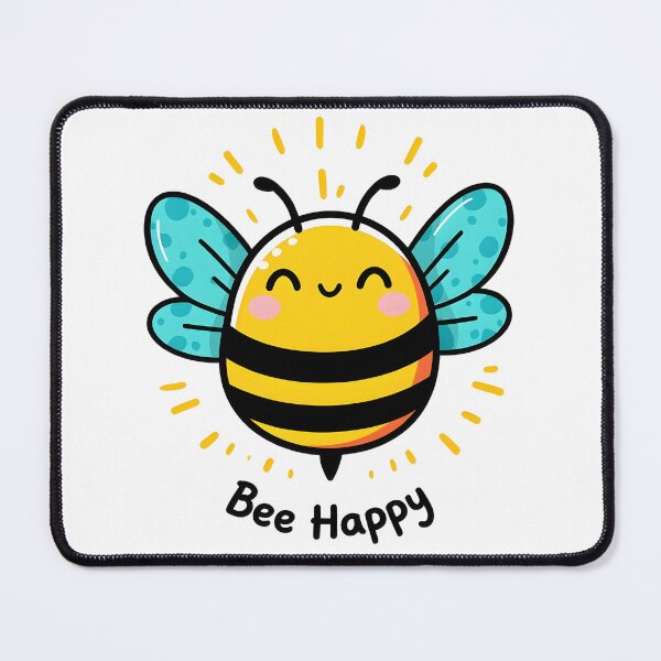 Item preview, Happy Bee Illustration designed and sold by DINKY-PROJECT.