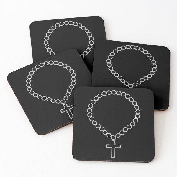 Item preview, Holy Cross Silhouette and Mother Mary Line Art | Minimalist Catholic Design designed and sold by CrossCrafted.