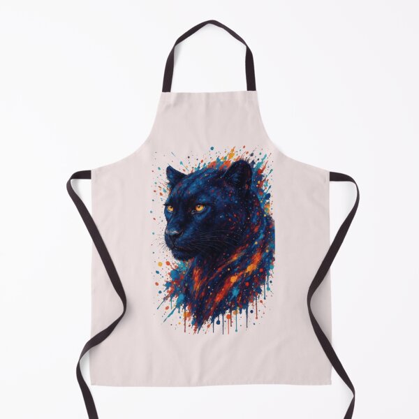 Item preview, Majestic Black Panter – Vibrant Abstract Watercolor Feline Art designed and sold by MoodCircuit.