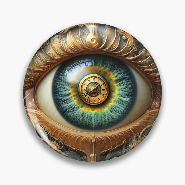 Item preview, Steampunk Clock Eye designed and sold by Intriguing Designs.