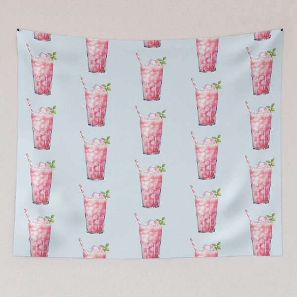 Item preview, Rose Pink Syrup With Milk Drink designed and sold by Alicia Chee.