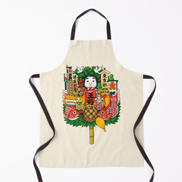 Item preview, Japanese Lucky Charm – Colorful Modern Kumade Illustration designed and sold by Cescocir1992.