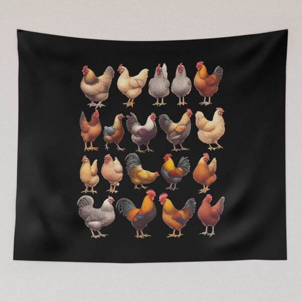 Item preview, Vintage Chicken Lover Farmer Farm designed and sold by Kimberley King Art  King Art.