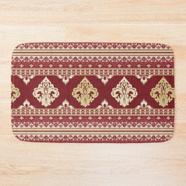 Item preview, Golden Red Classic Damask seamless Pattern designed and sold by Alynek-Design.