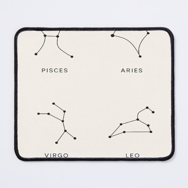 Item preview, "Continuous Line Zodiac Constellations" designed and sold by GalenaDeco.