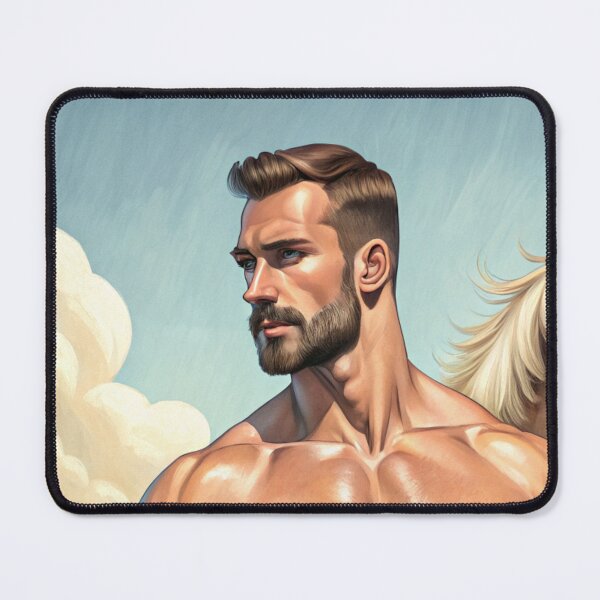 Item preview, Fit man with a horse designed and sold by gayishdesign.