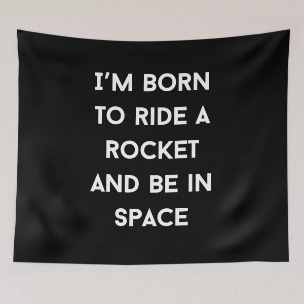 Item preview, Born to Ride a Rocket Shirt - Astronaut Space Quote designed and sold by SlocifieShop.