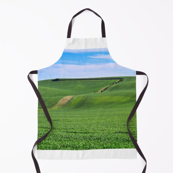 Item preview, Young green wheat fields and blue sky landscape,Moravia,Chech Republic designed and sold by goceris.