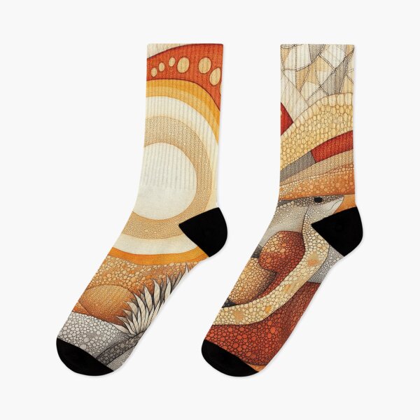 Item preview, Authentic Aboriginal Art  lizard and a spiky echidna  designed and sold by JanChryzostom.