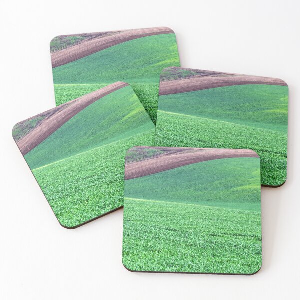 Item preview, Plowed and young green wheat fields,Moravia landscape,Chech Republic designed and sold by goceris.