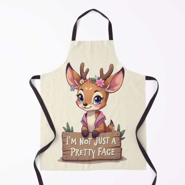 Item preview, I’m Not Just a Pretty Face – Empowered Kawaii Deer by LaLi Designs designed and sold by LaLi-Designs.