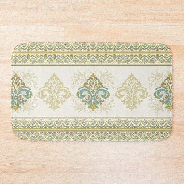 Item preview, Seamless border vintage damask pattern in soft tones. designed and sold by Alynek-Design.