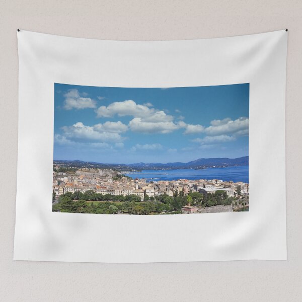 Item preview, Kerkyra city cityscape,Corfu island,Greece,summer season designed and sold by goceris.