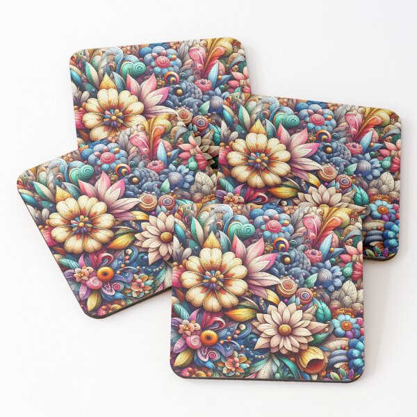Item preview, Artistic Doodle Floral Design! designed and sold by sks-ai-artist.