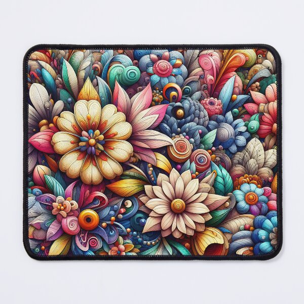 Item preview, Artistic Doodle Floral Design! designed and sold by sks-ai-artist.