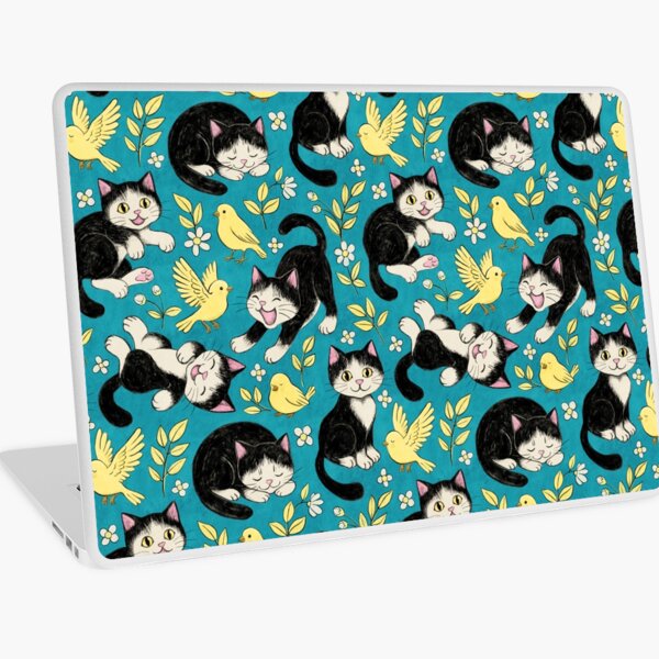 Item preview, Copie de Chats et Canaris en pastel craie sur rose poudré doux designed and sold by micklyn.