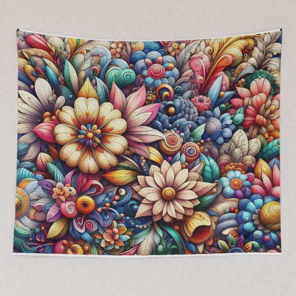 Item preview, Artistic Doodle Floral Design! designed and sold by sks-ai-artist.